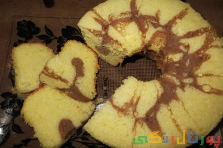 کیک اسفنجی بدون فر