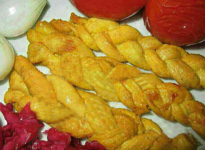 آموزش تصویری تهیه گیس باف فیله مرغ