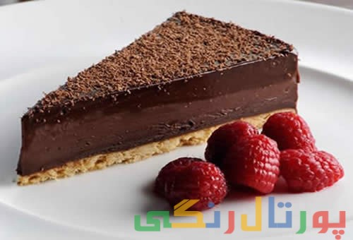 طرز تهیه تارت شکلاتی با تمشک طرز تهیه تارت شکلاتی با تمشک