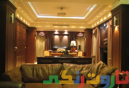 انواع نورپردازی سقف در دکوراسیون داخلی
