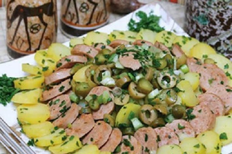 سالاد سیب زمینی رژیمی