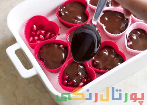 طرز تهیه شکلات انار شکلات مجلسی