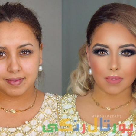 آرایش صورت٬ آرایش صورت برای خانمهای عینکی٬ آرایش صورت جدید٬
