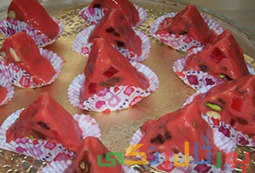 آموزش شکلات هندوانه ای برای شب یلدا آموزش شکلات هندوانه ای برای شب یلدا