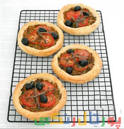 دستور تهیه تارت پیسالادیه گوجه فرنگی