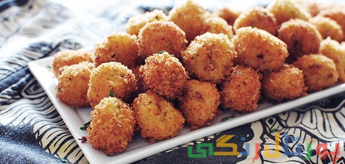 دستور تهیه توپک ماکارونی و پنیر دستور تهیه توپک ماکارونی و پنیر