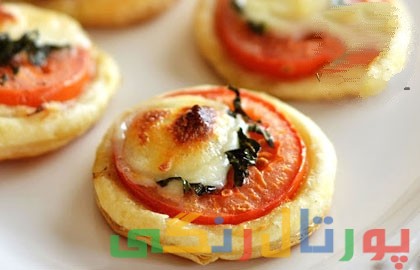 دستور تهیه مینی تارت گوجه فرنگی دستور تهیه مینی تارت گوجه فرنگی