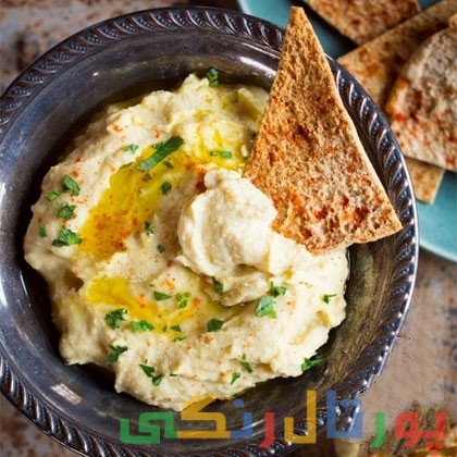 دستور تهیه هوموس نخود و سیر دستور تهیه هوموس نخود و سیر