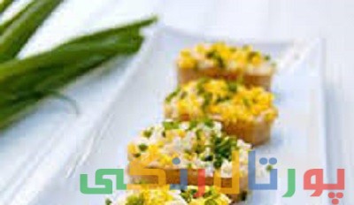 دستور تهیه کاناپه تخم مرغ و پنیر دستور تهیه کاناپه تخم مرغ و پنیر