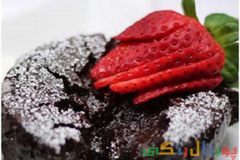 کاپ کیک لاوا شکلاتی