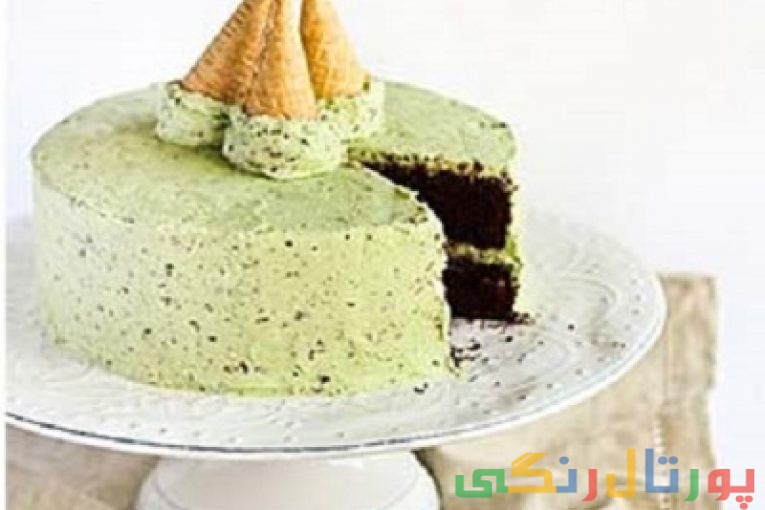 کیک شکلات و نعناع
