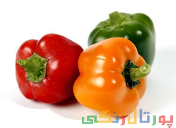 خواص فلفل دلمه ای در رنگ های مختلف 