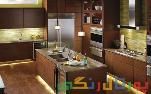 نکات مهم در نورپردازی آشپزخانه + عکس