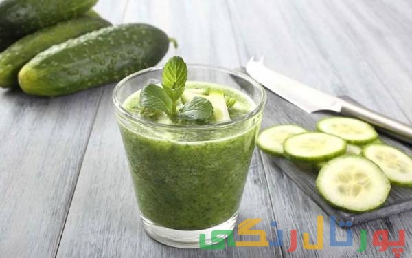 دستور تهیه معجون لاغری با نعناع و خیار