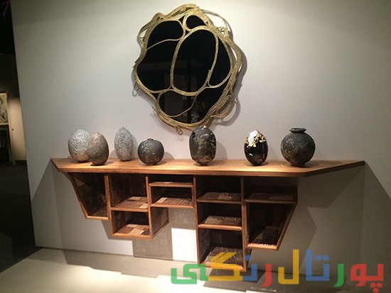 مدل میز کنسول و آینه مدرن برای آپارتمان های کوچک