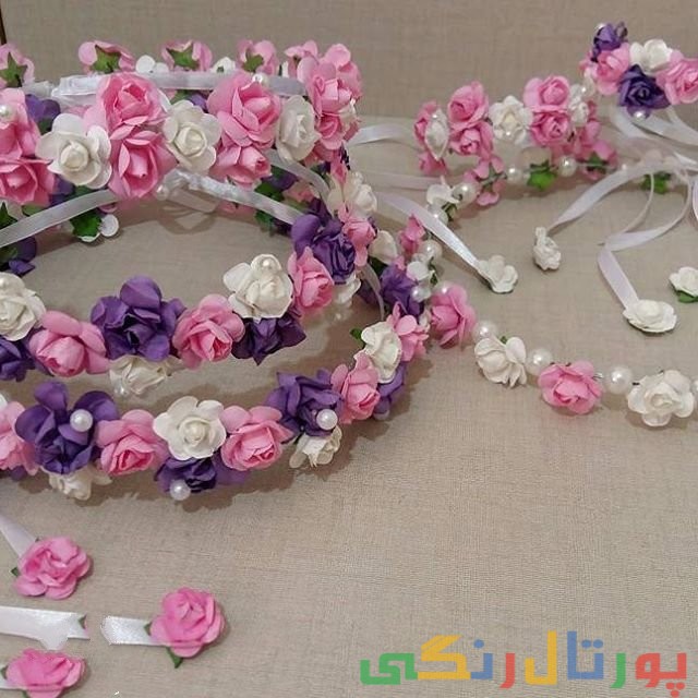 انواع مدل تاج گلدار دخترانه / خیلی شیک