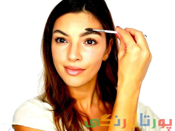 آموزش پر پشت کردن ابروها با آرایش + تصویر آموزش پر پشت کردن ابروها با آرایش + تصویر