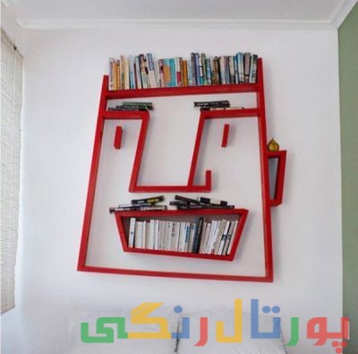مدل قفسه کتاب با طراحی های خلاقانه
